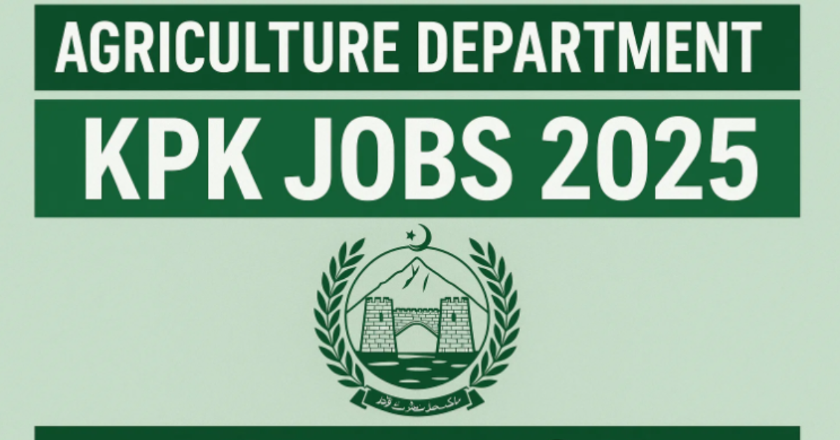 Agriculture Department KPK Jobs 2025 Apply Now