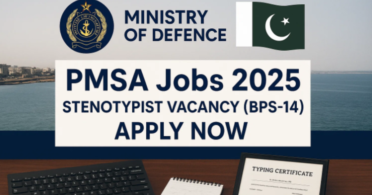 Ministry of Defence PMSA Jobs 2025 Vacancy in Karachi