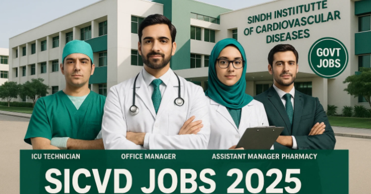 SICVD Jobs 2025 Apply for Healthcare & Management Posts