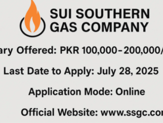 SSGC Jobs 2025 in Pakistan – Apply Online