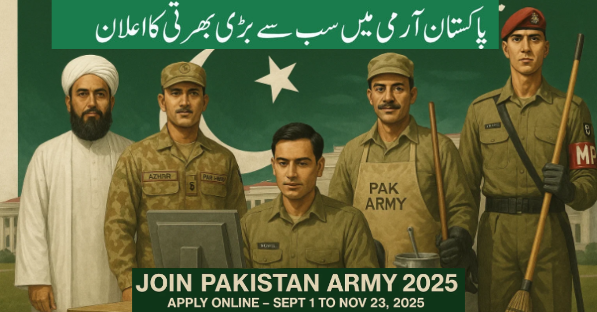 Pakistan Army Jobs 2025 Join as JCO, Soldier, Clerk & More